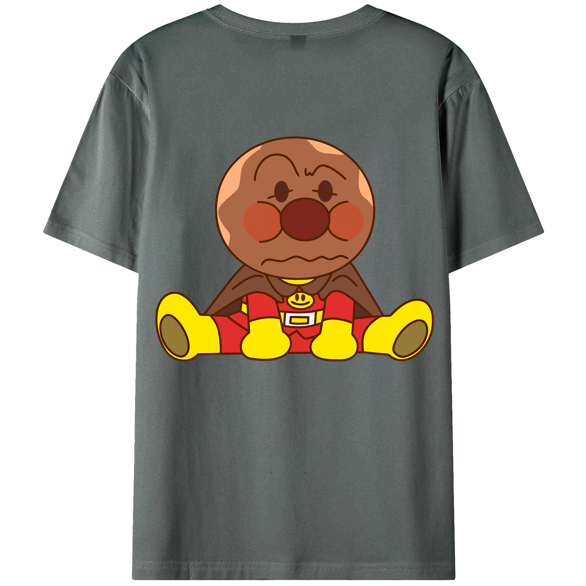 （画像用） アンパンマン Anpanman 綿100％ メンズ半袖Tシャツ（バックプリント） 通気性